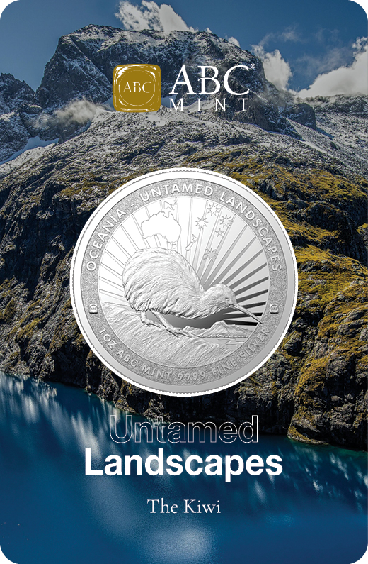 Untamed Landscapes The Kiwi 1 oz Silver Coin BlisterPack Silver