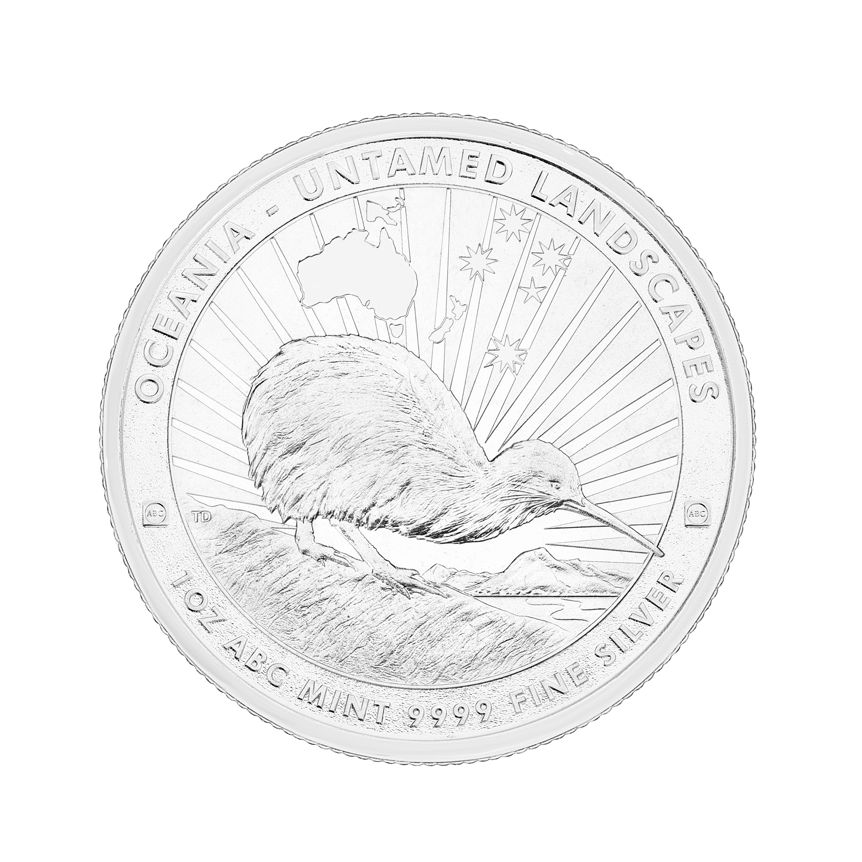 Untamed Lanscapes The Kiwi 1 oz Silver Coin Silver