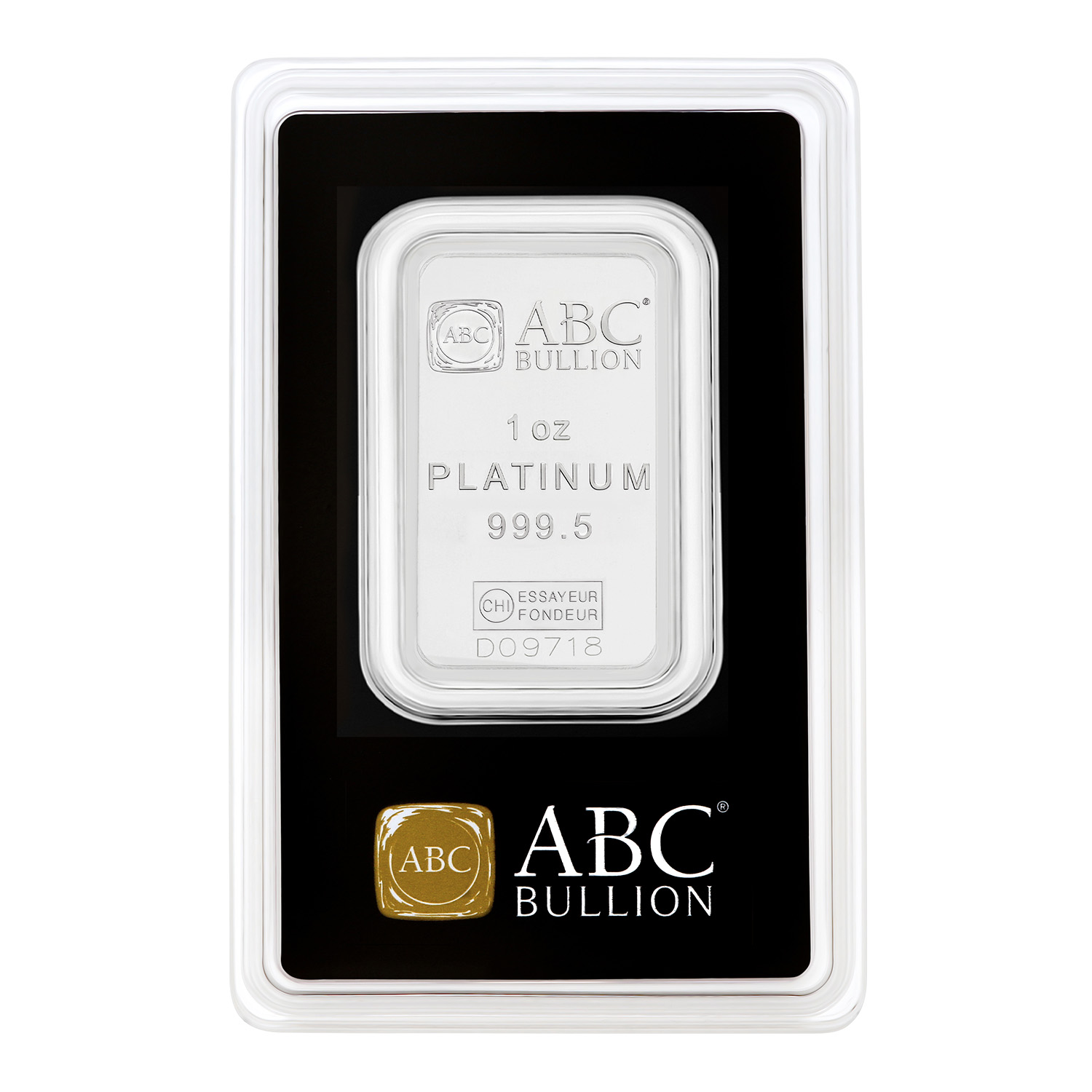 1oz ABC Platinum Minted Tablet 999.5 Platinum
