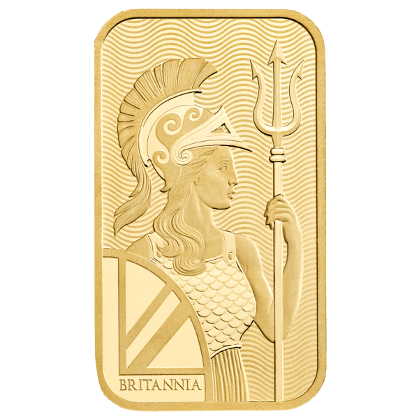 10gram Britannia Gold Minted bar 9999 Gold