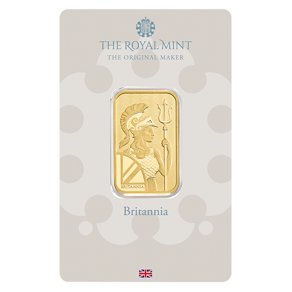 20gram Britannia Gold Minted bar 9999 Gold