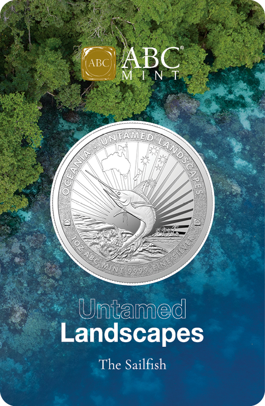 Untamed Landscapes Sailfish 1oz Silver Coin (Blisterpack) Silver