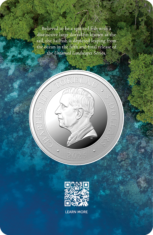 Untamed Landscapes Sailfish 1oz Silver Coin (Blisterpack) Silver