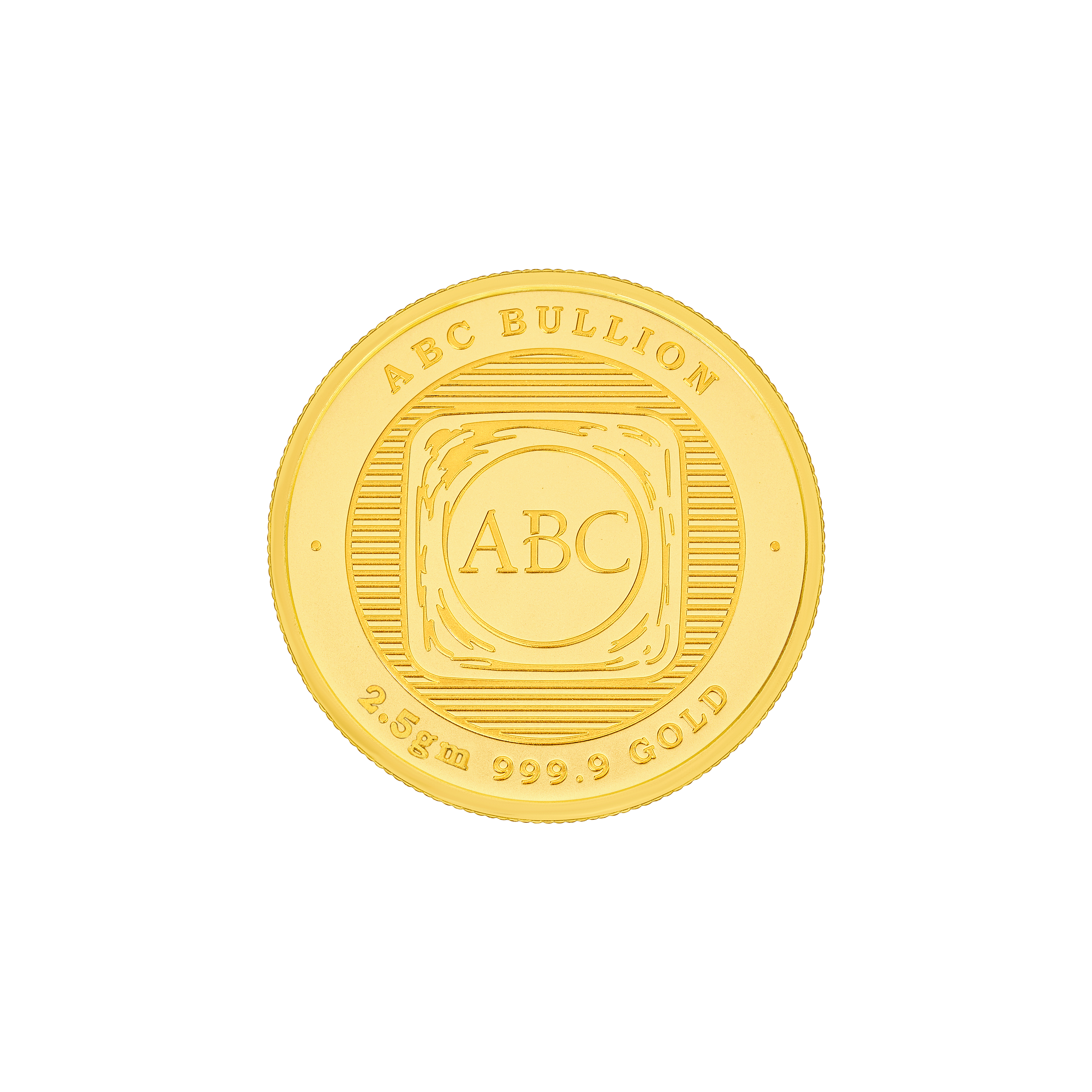 2.5g Gold ABC Diwali coin 9999 Gold
