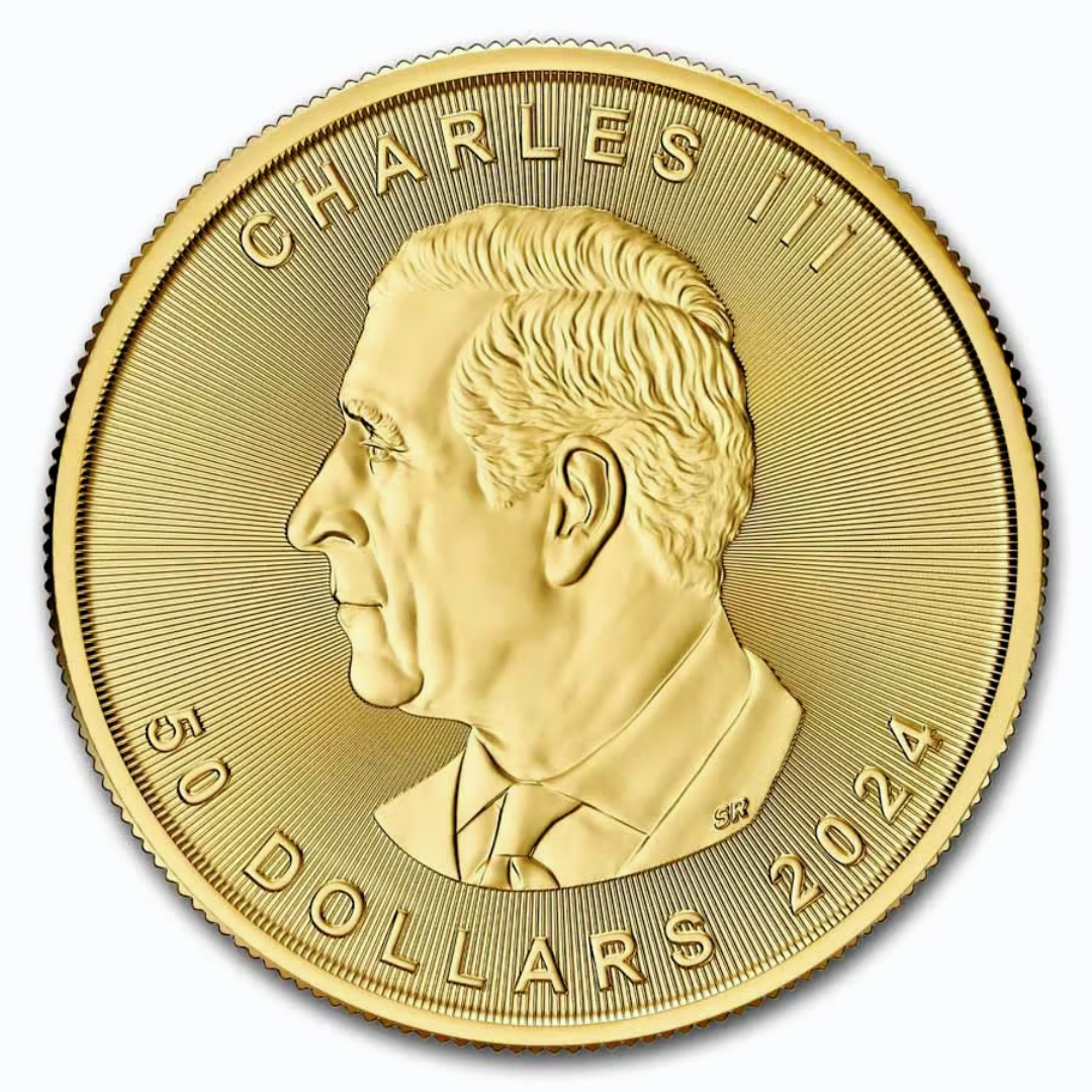 1oz Maple Leaf Gold Coin 99.99% Gold