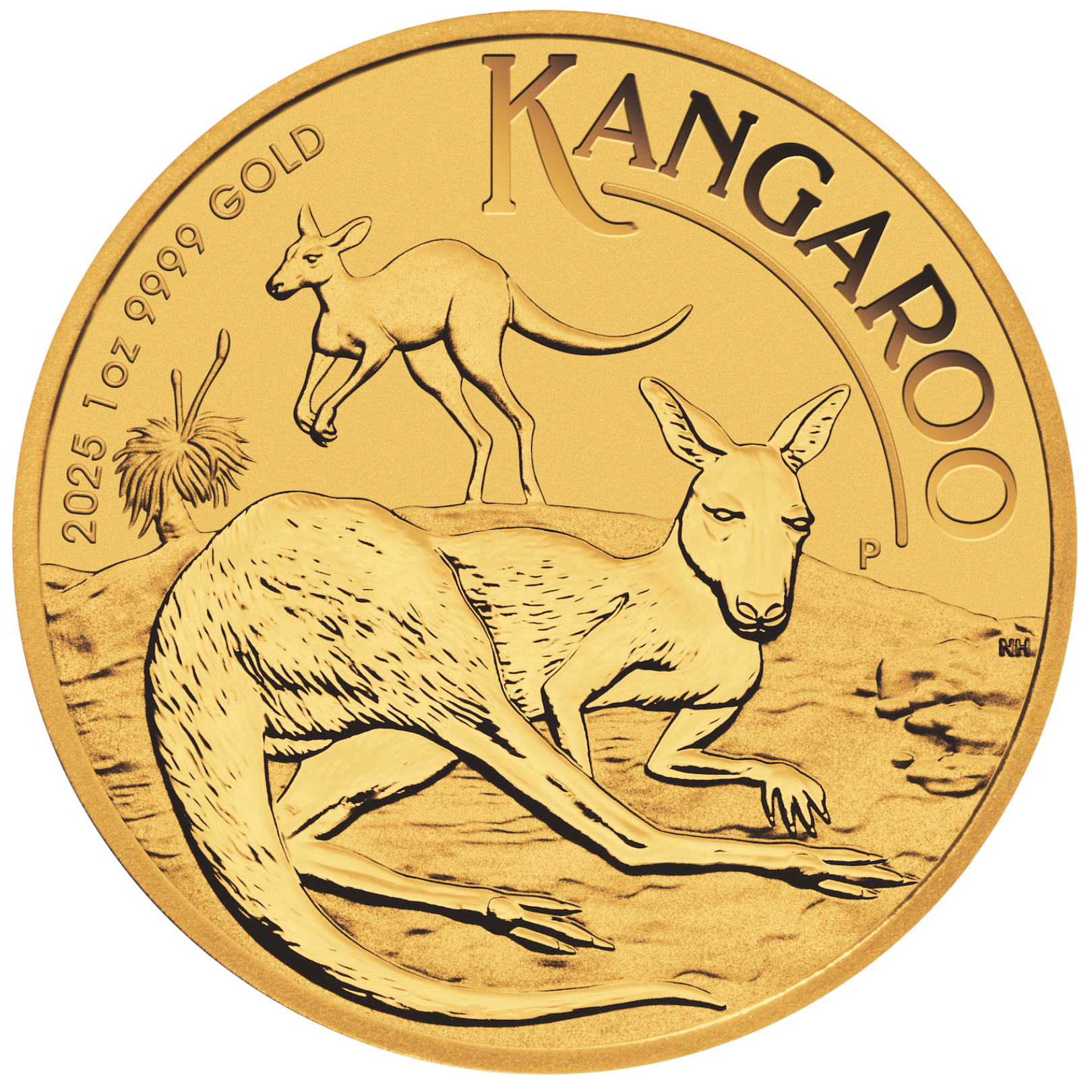 1oz Perth Mint Kangaroo Gold Coin 9999 Gold