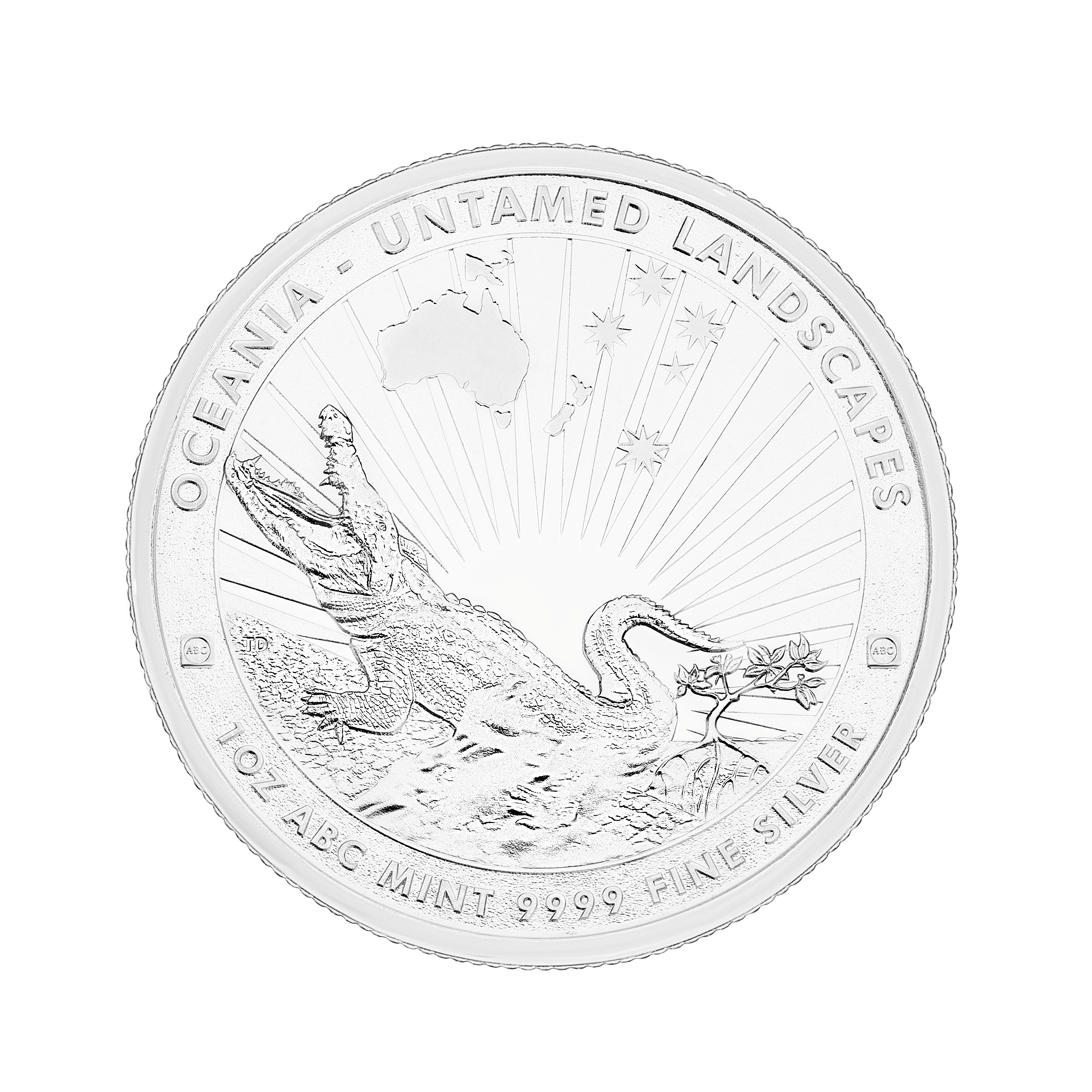 Untamed Landscapes The Crocodile 1oz Silver Coin Silver