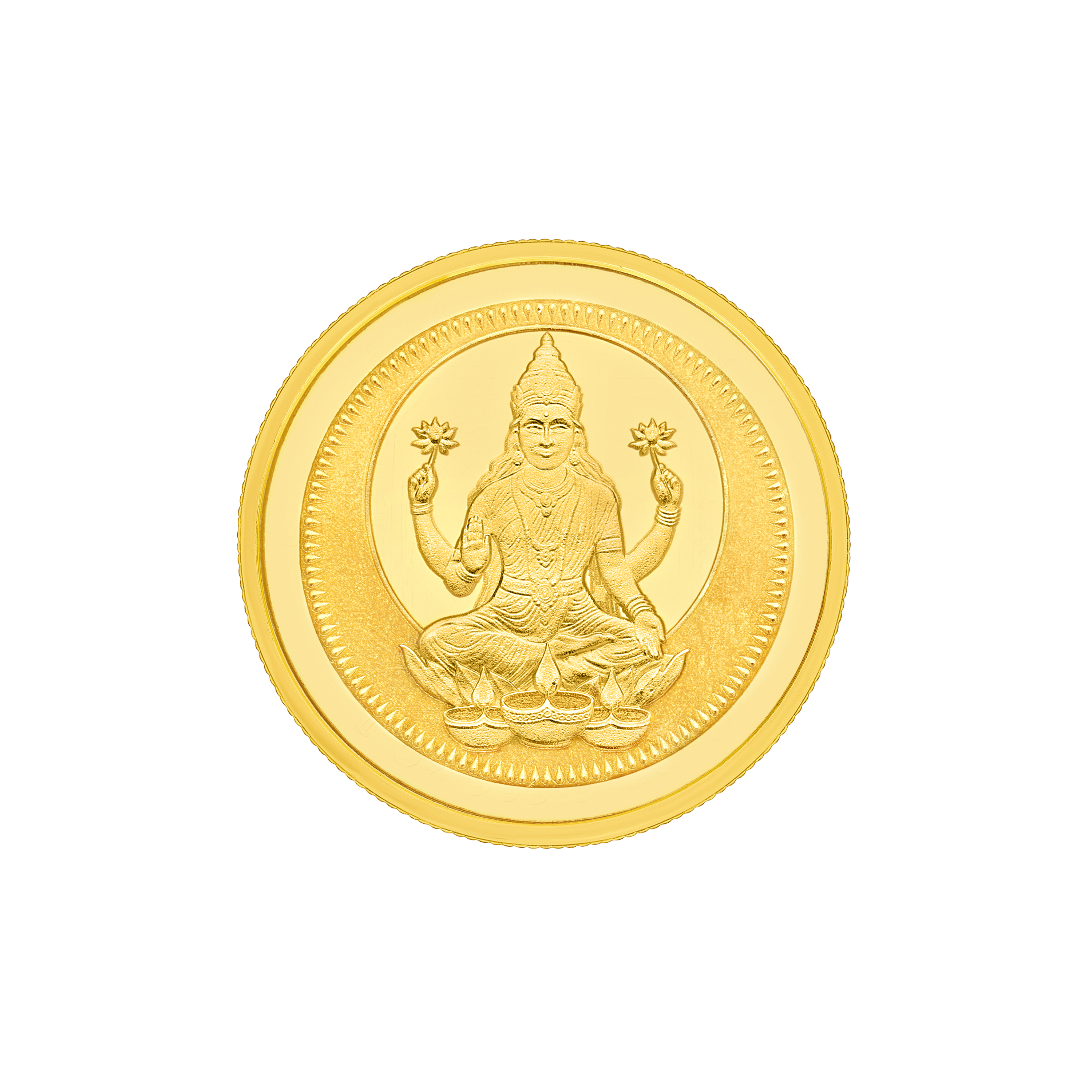 5g Gold ABC Diwali coin 9999 Gold