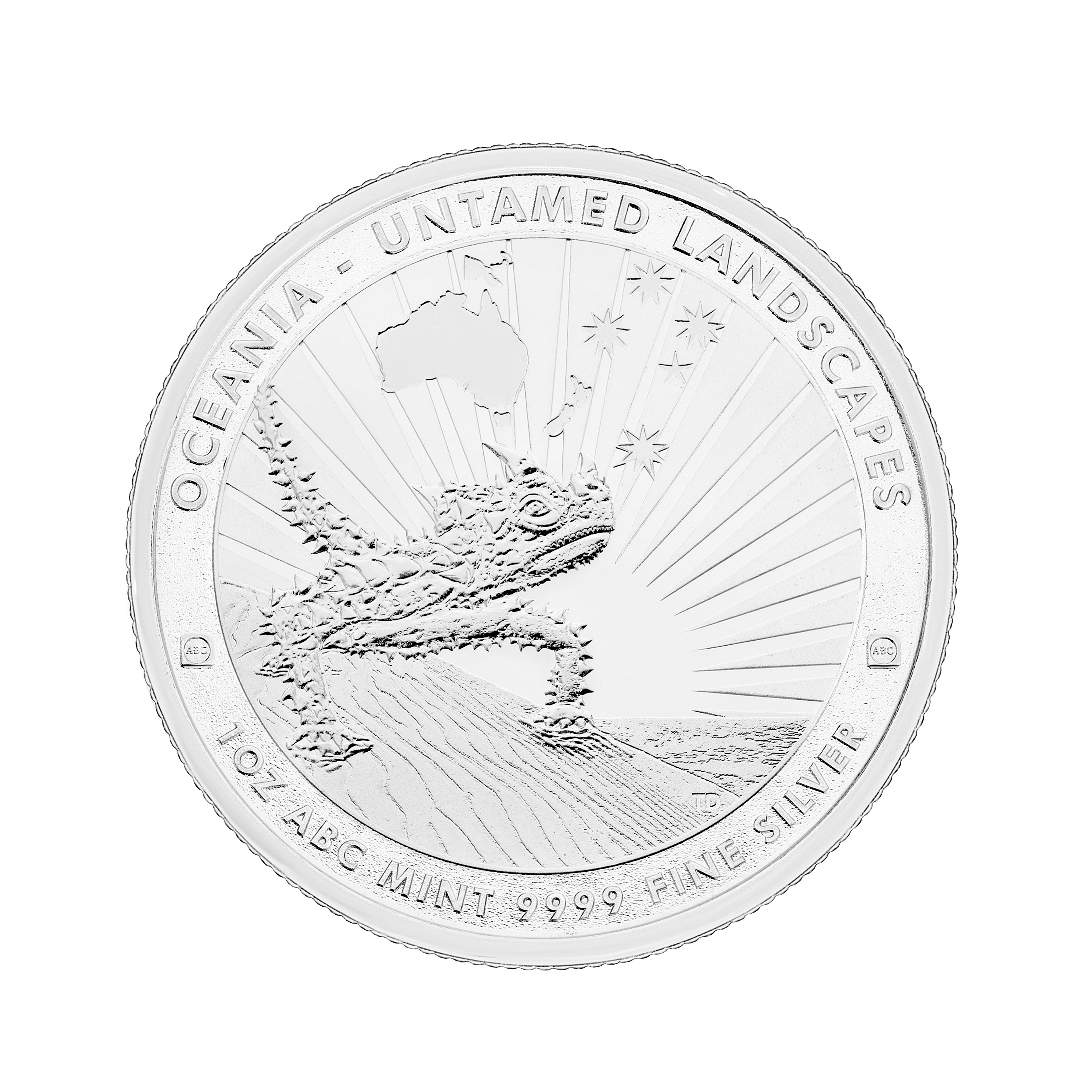 Untamed Landscapes The Thorny Lizard 1oz Silver Coin Silver