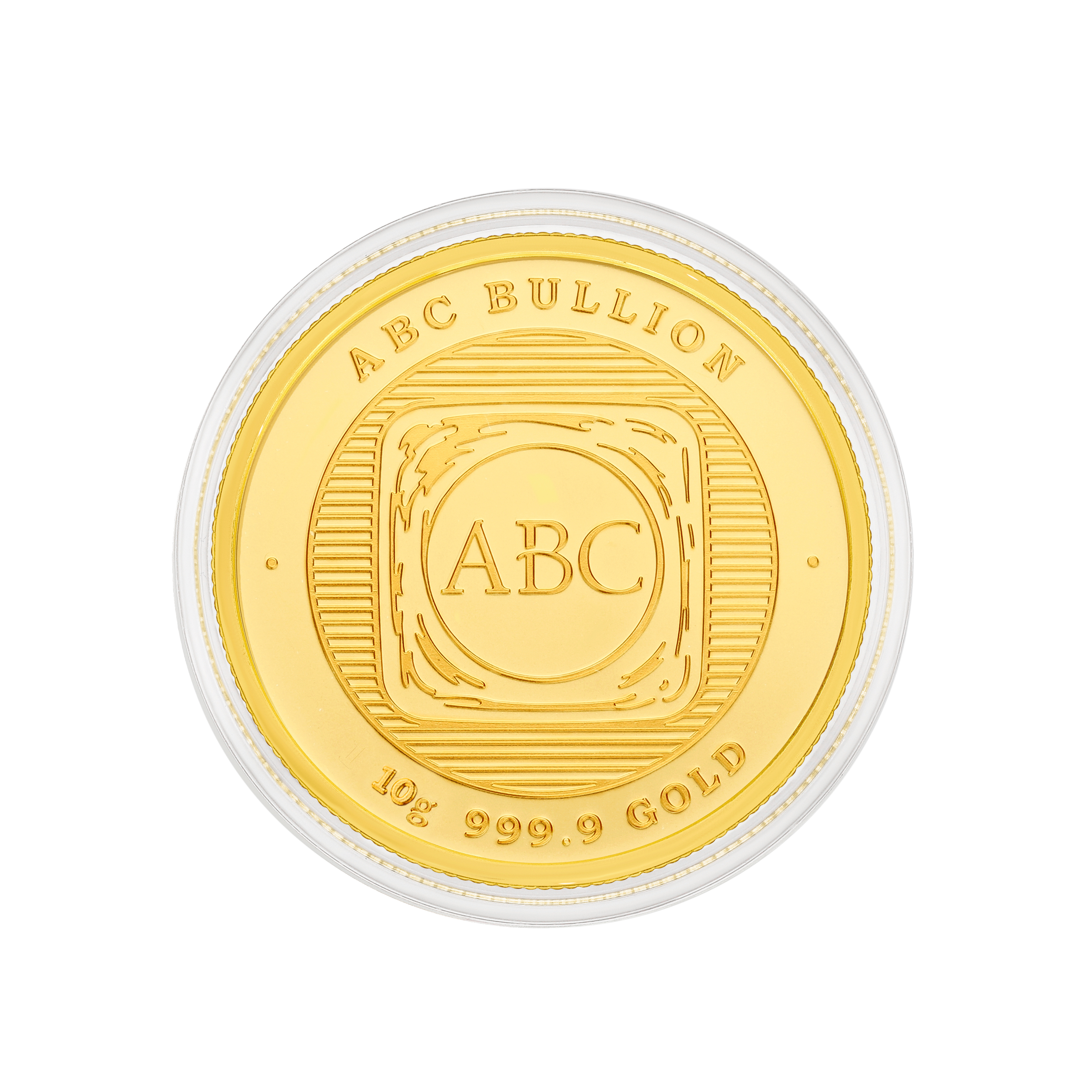 10g Gold ABC Diwali coin 9999 Gold