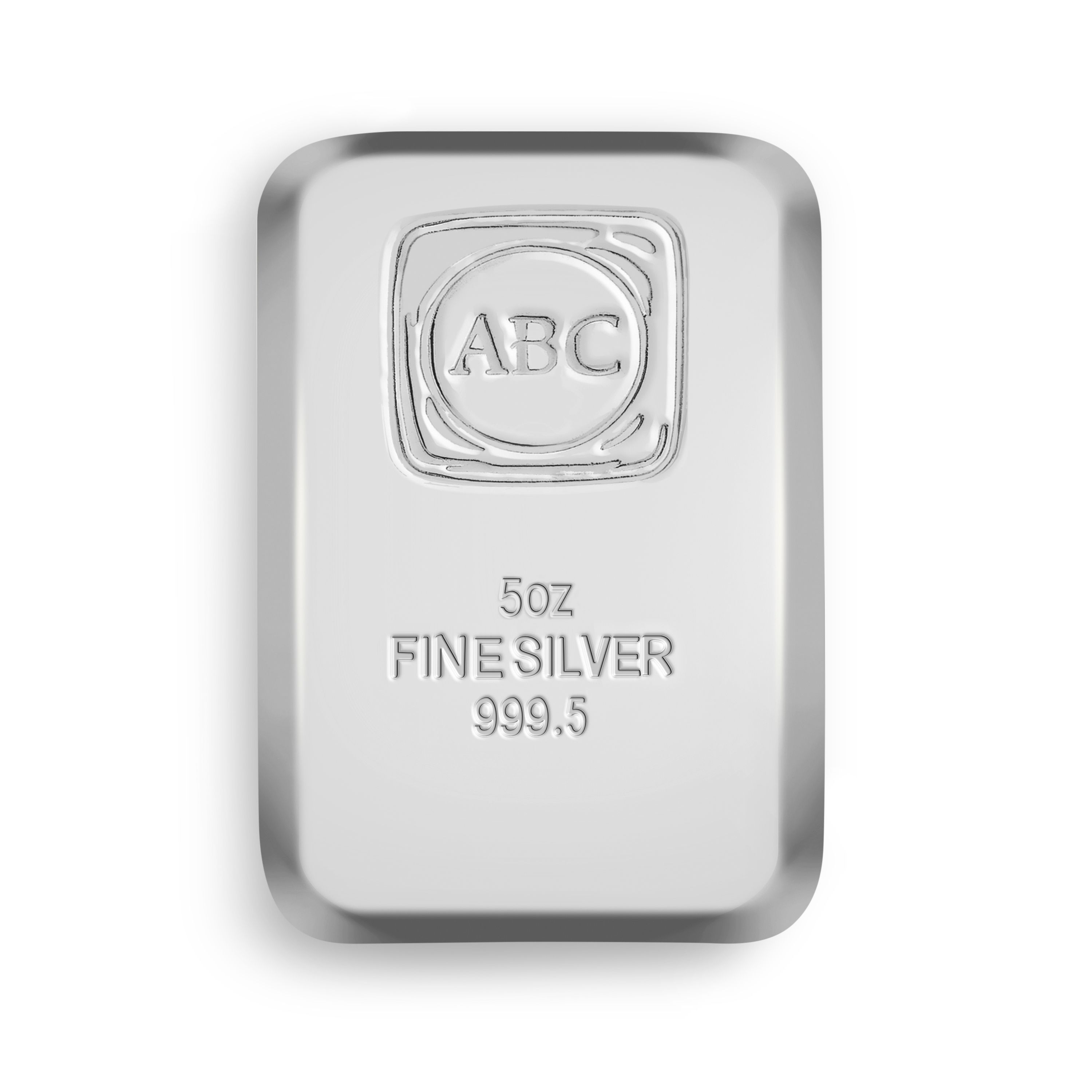 5oz ABC Silver Cast Bar 9995 Silver